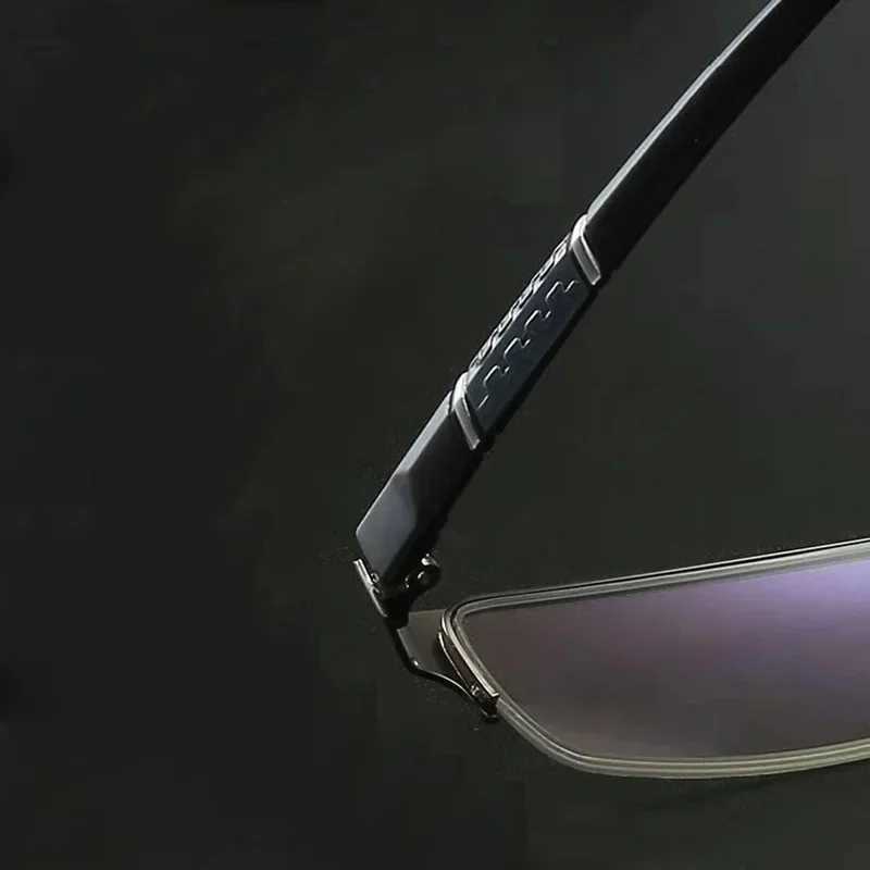 Reading Glasses Mens High Quality Half Frame Translucent Glasses Business Mens Elder Glasses+1.0 1.5 2.0 2.5 4 W240907
