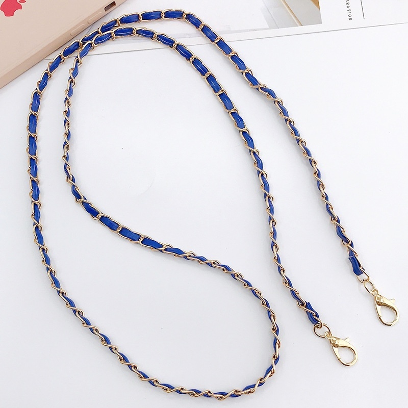 Yi Lian's new handmade leather clip chain DIY phone case accessories for women's bags and crossbody shoulder straps
