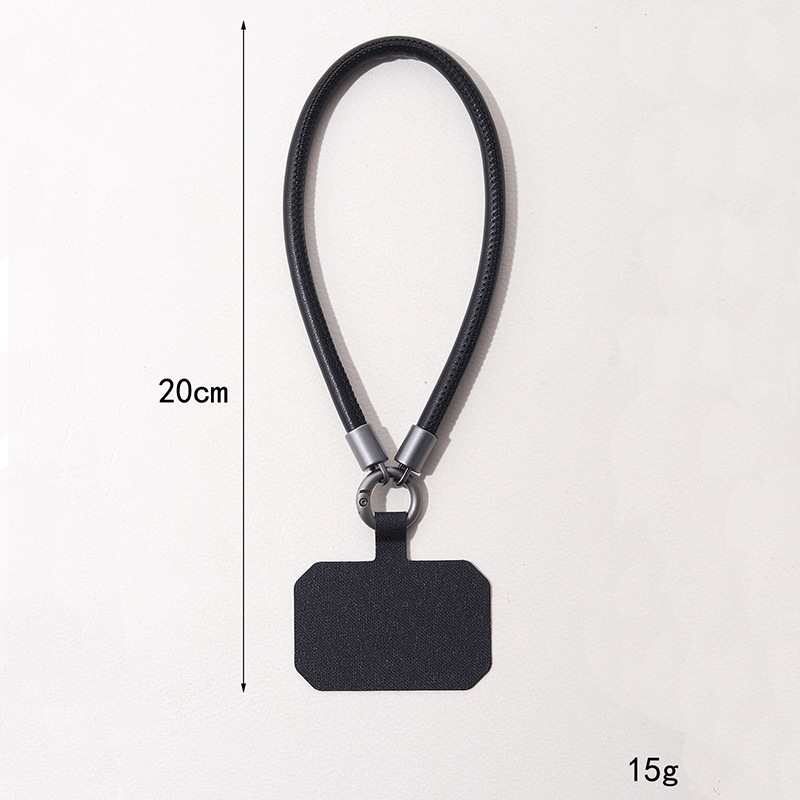 Yilian New Short Leather Chain Anti Loss Wrist Strap Durable Phone Rope Men's and Women's Hanging Gifts