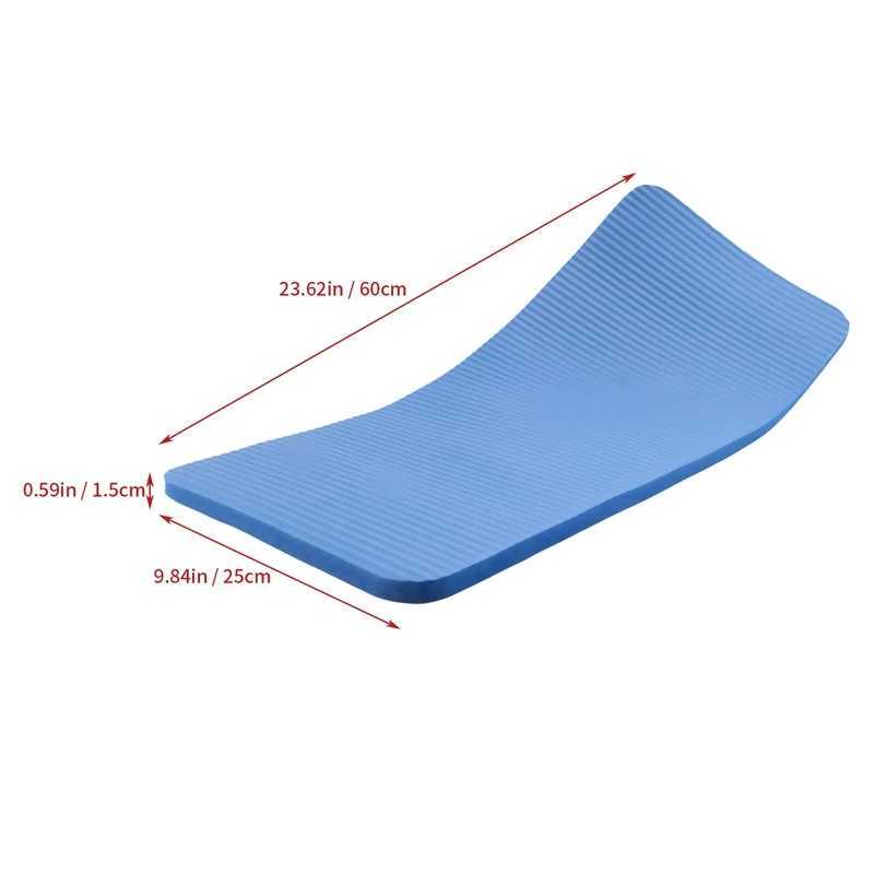 15MM thick yoga mat comfortable foam knee elbow pad for exercise Yoga Pilates indoor mat fitness training W240906