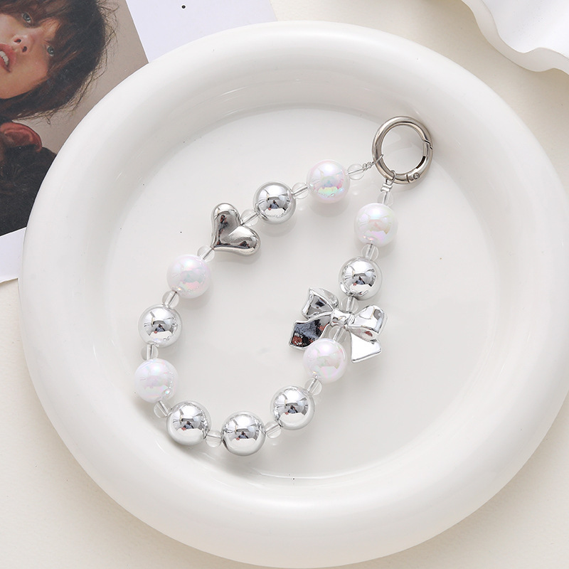 Tiktok the same type of beaded case accessories live selling mobile phone chain luggage pendant gifts