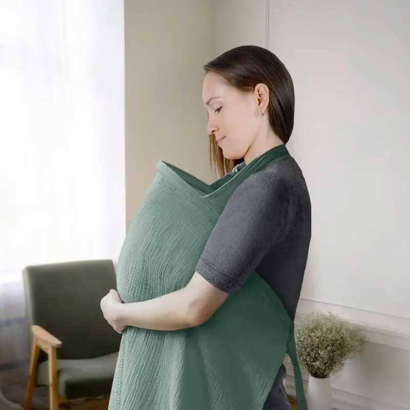 Baby care cover with wire loop baby feeding care cover adjustable mother care apron care cloth W240907