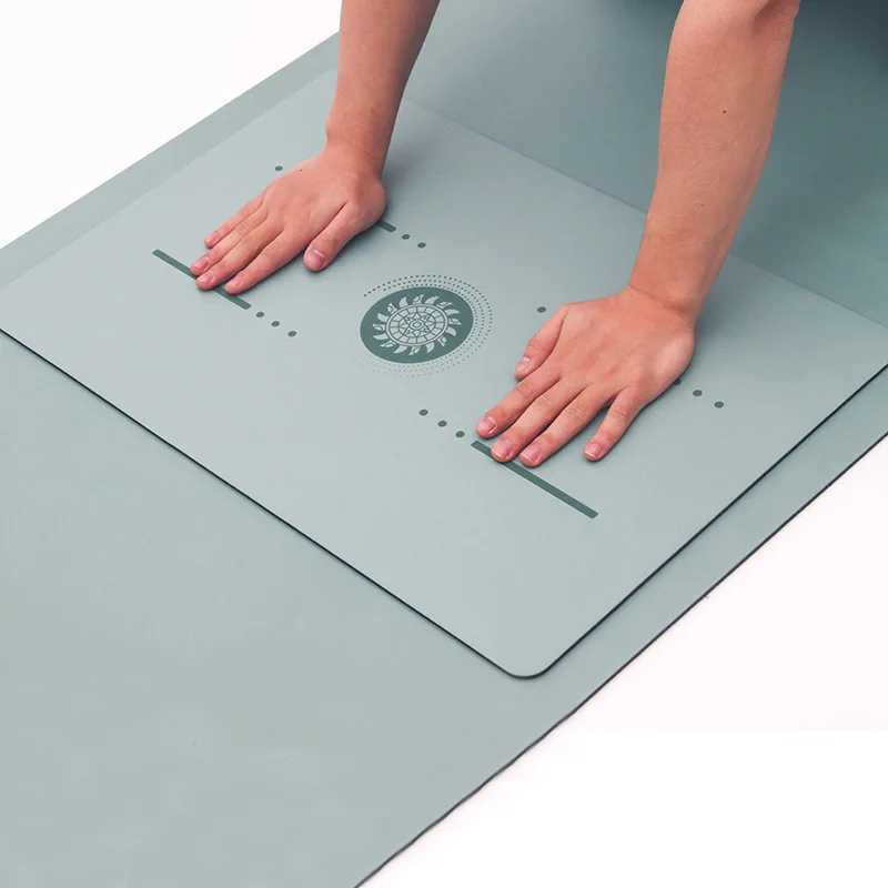 PU natural rubber yoga mat flat support portable mini auxiliary mat anti slip knee pad meditation head facade exercise W240906