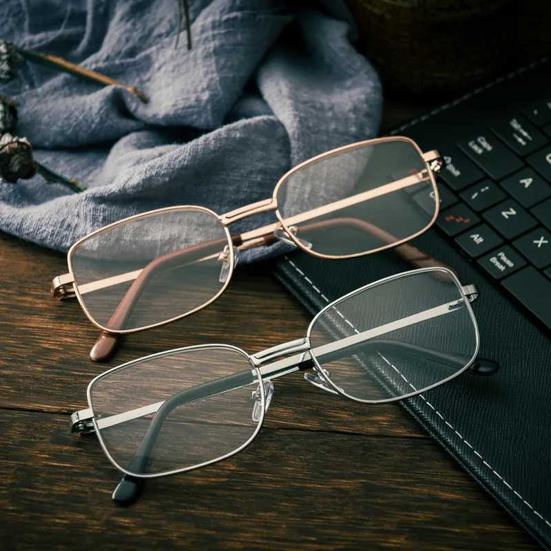Reading Glasses Womens Retro Metal Frame Resin Prescription Reading Glasses Comfortable Lightweight Glasses Diode+1.0+4.0 W240906