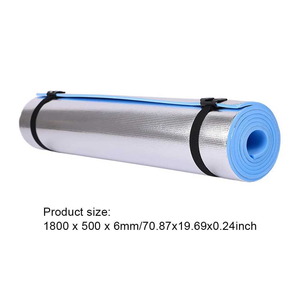Waterproof yoga mat moisture-proof yoga mat thick aluminum film sports mat portable multifunctional fitness and exercise mat W240906