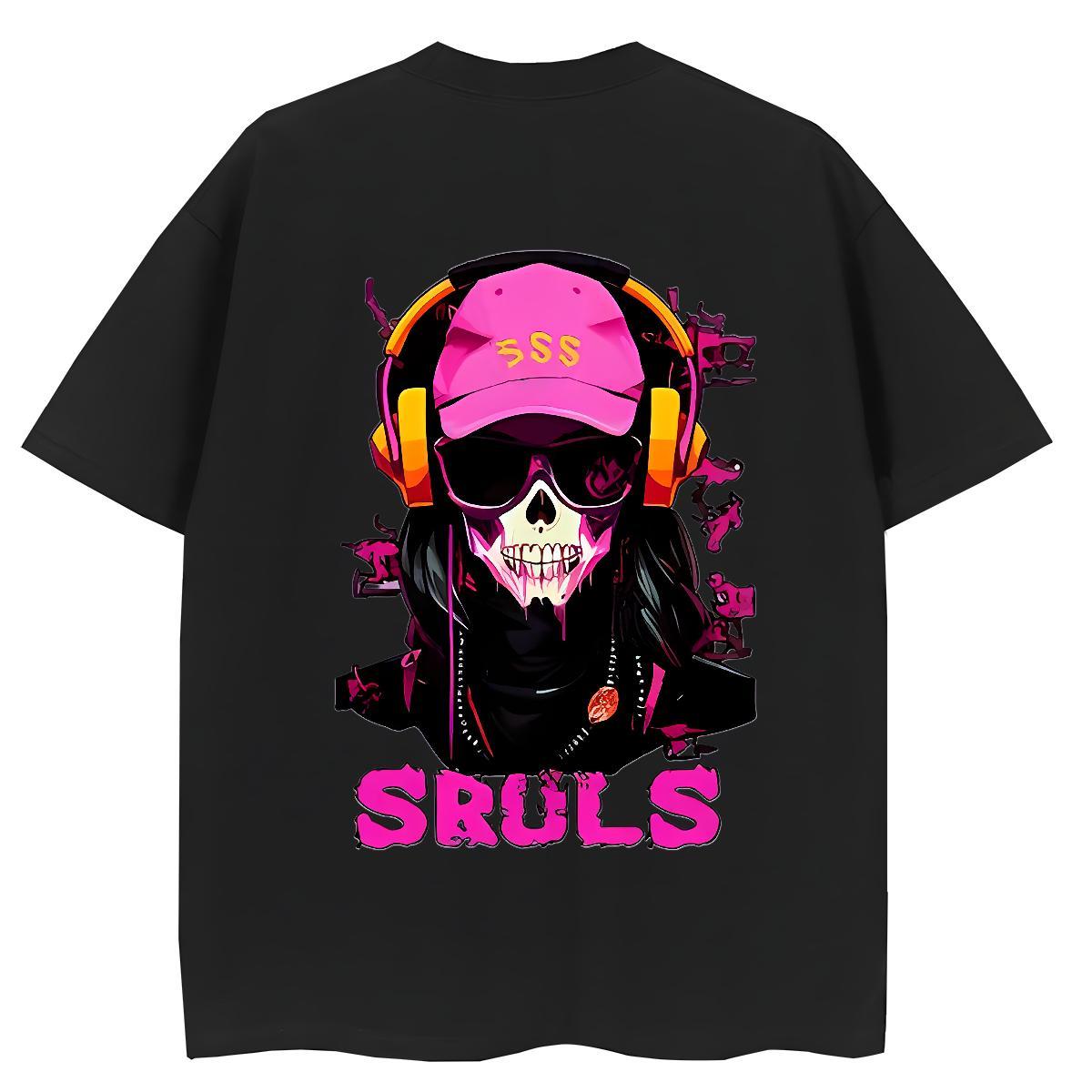 Designer T shirt 100% Cotton 230g Round Neck Short Sleeve Outdoor handset Woman Tshirt Soft Cartoon Floral Printing Clothes
