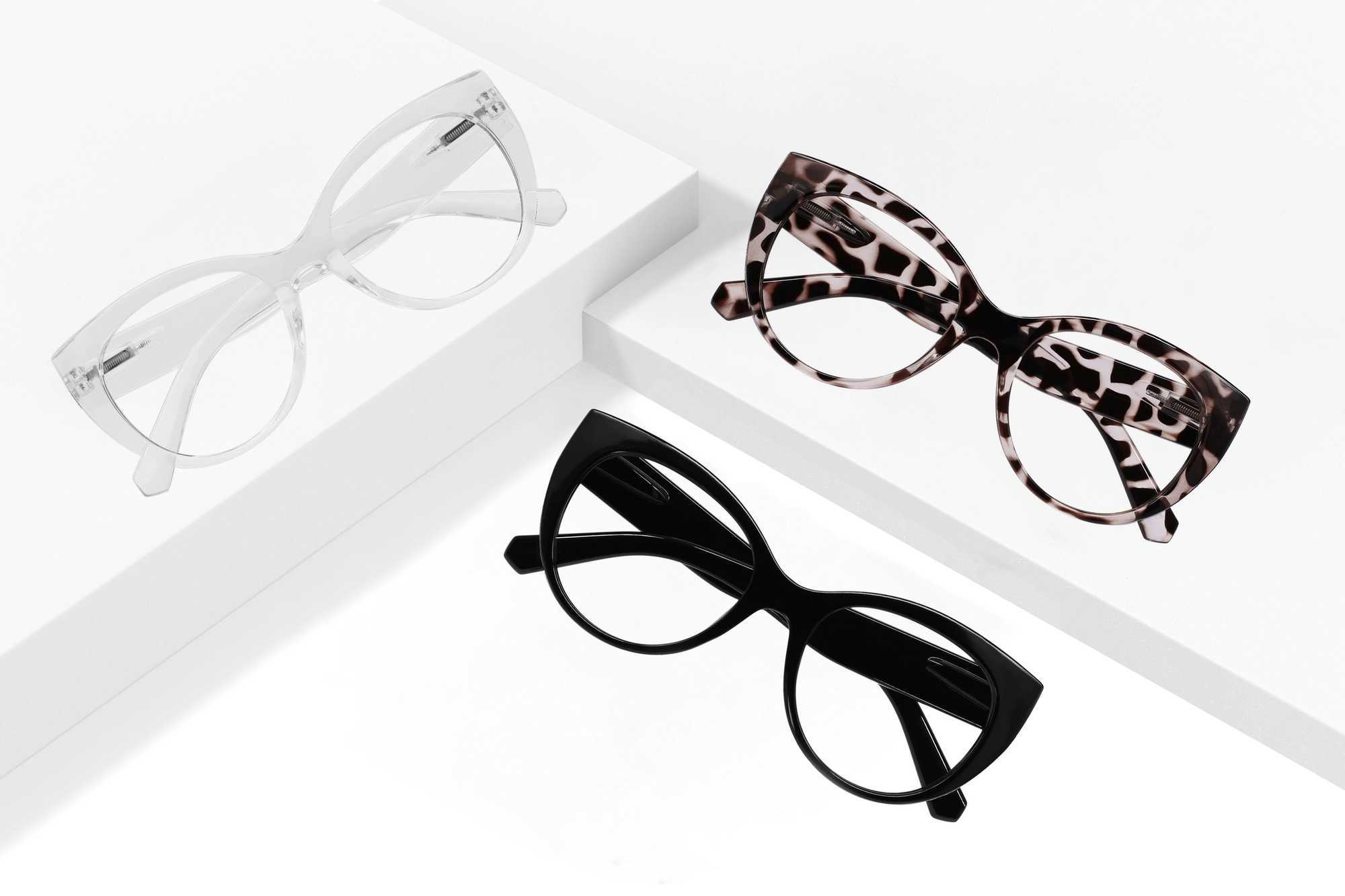 OCCI CHIARI Fashion Cat Eye Reading Glasses Female Designer Reader Elderly Glasses Comfortable Reading Magnifying Glasses 1 W240906