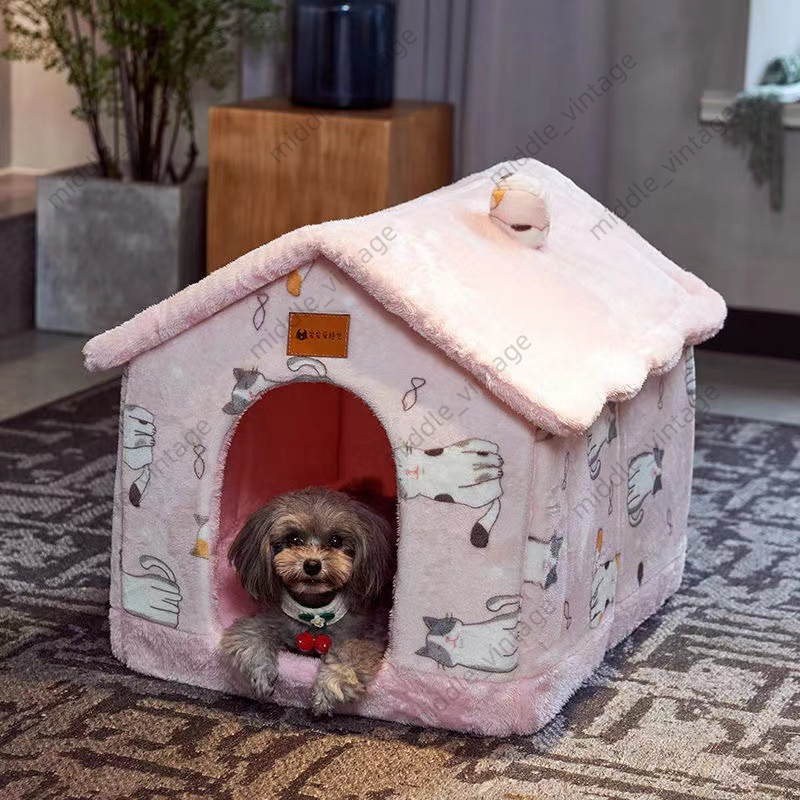 Warm Durable Seasonal Pet Home - Versatile, Closable Cat & Dog Kennel