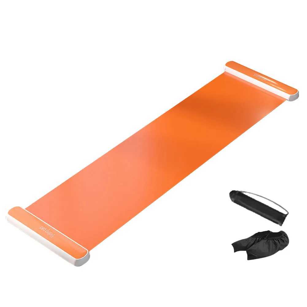 Leg core yoga slide mat indoor equipment fitness training board portable anti slip silent wearable ice hockey roller skating W240906