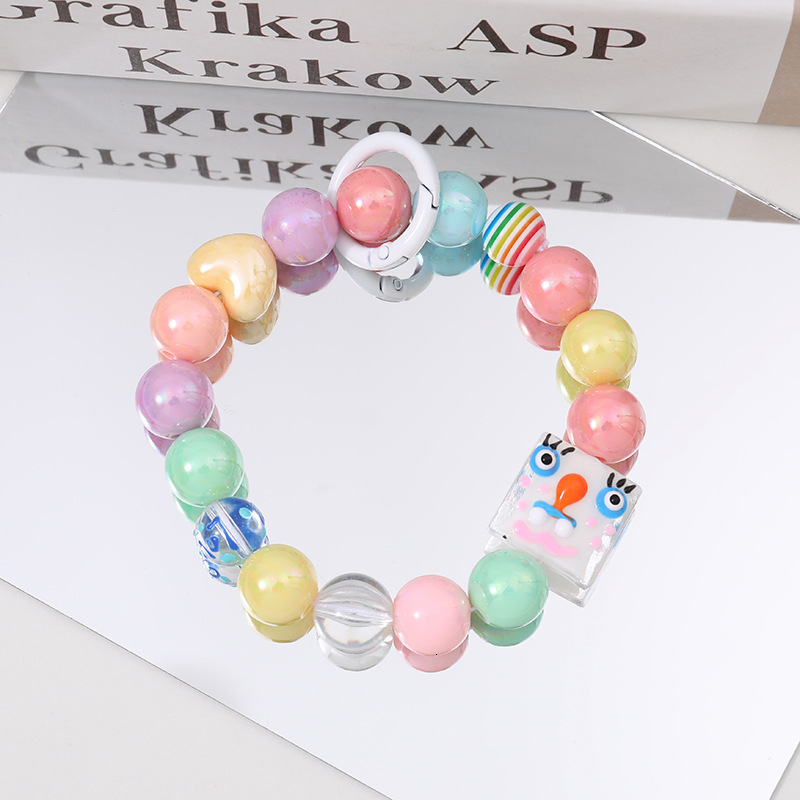 Yilian New Girl Heart Sweet Japanese and Korean Versatile Loli Handmade Pendant Dreamy Personalized Bracelet Phone Chain