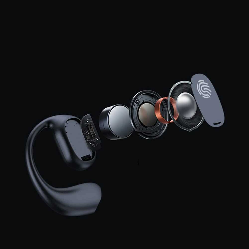 GT280 Wireless Air Conduction Earphones With Power Display Charging Case Headphones For Cell Phone Computer Laptop M240907
