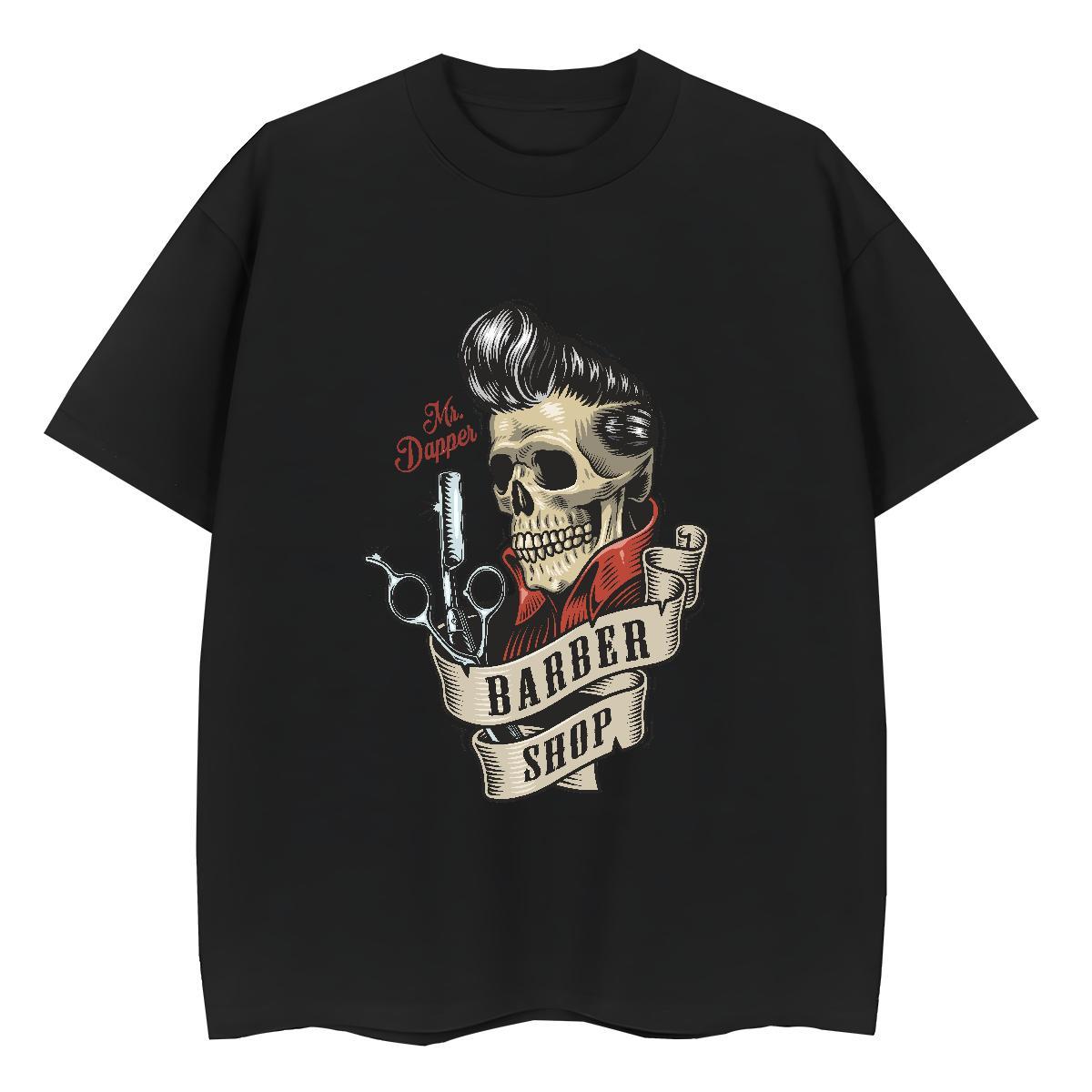 Factory Direct Women T Shirts 230g Cotton Crew Neck Beach skull Women Tees Lady Floral Print Tops Tees