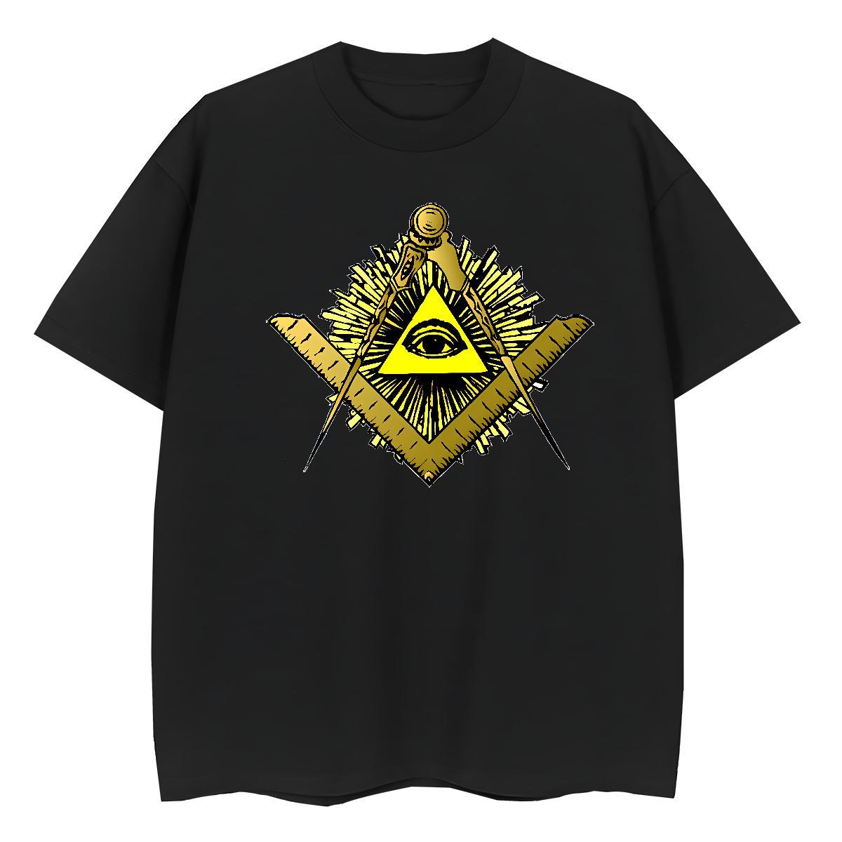 Factory Direct Women T Shirts 230g Cotton Breathable Soft Daily Outfit eye of the devil Unisex Tshirts Loose Oversized L-4XL Top Tees