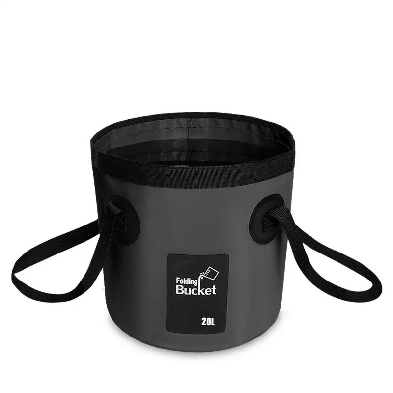 12L 20L Bowl Sink Washing Bag Car Wash Bucket Portable Outdoor Travel Foldable Water Multifunction Folding y240904