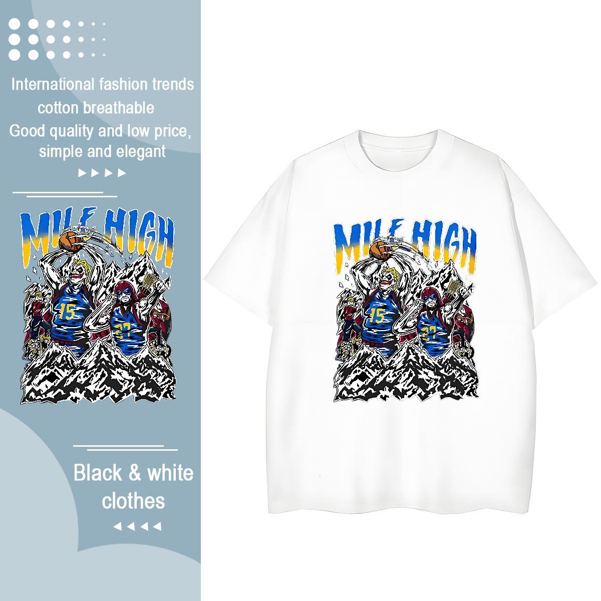 New T Shirts Women 100% Cotton 230g Crew Neck Street Wear skull Womens Tshirts Unisex Graphic Tees Shirts