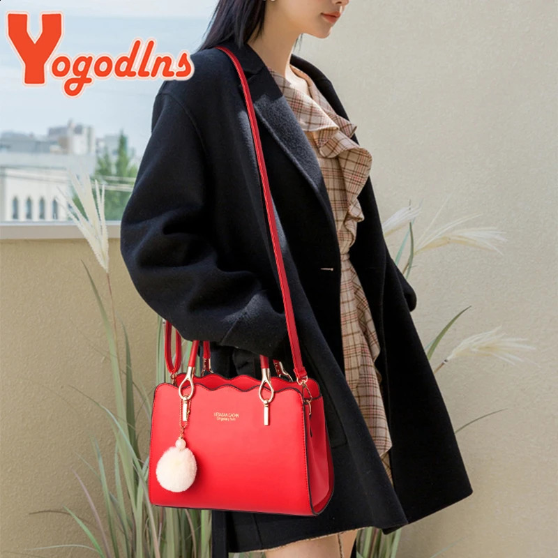Yogodlns womens handbag womens large handbag womens square shoulder bag 240904