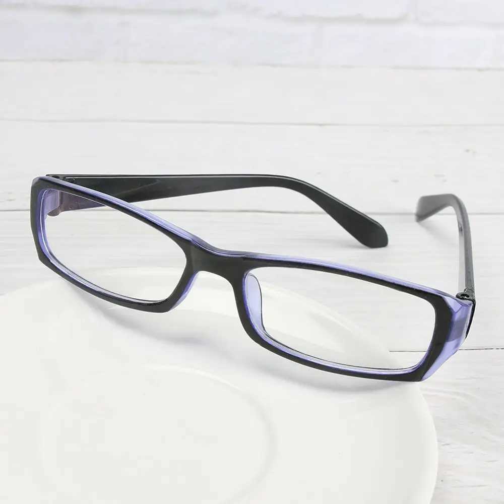 1 new retro anti blue light glasses black PC frame lens frame radiation protection glasses high-definition computer goggles W240906