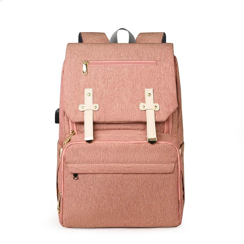 Nylon Soild Mommy Backpack Zipper Casual High Quality Bags for Women 2024 Fashion Style Mother and Baby Large Capacity 240906