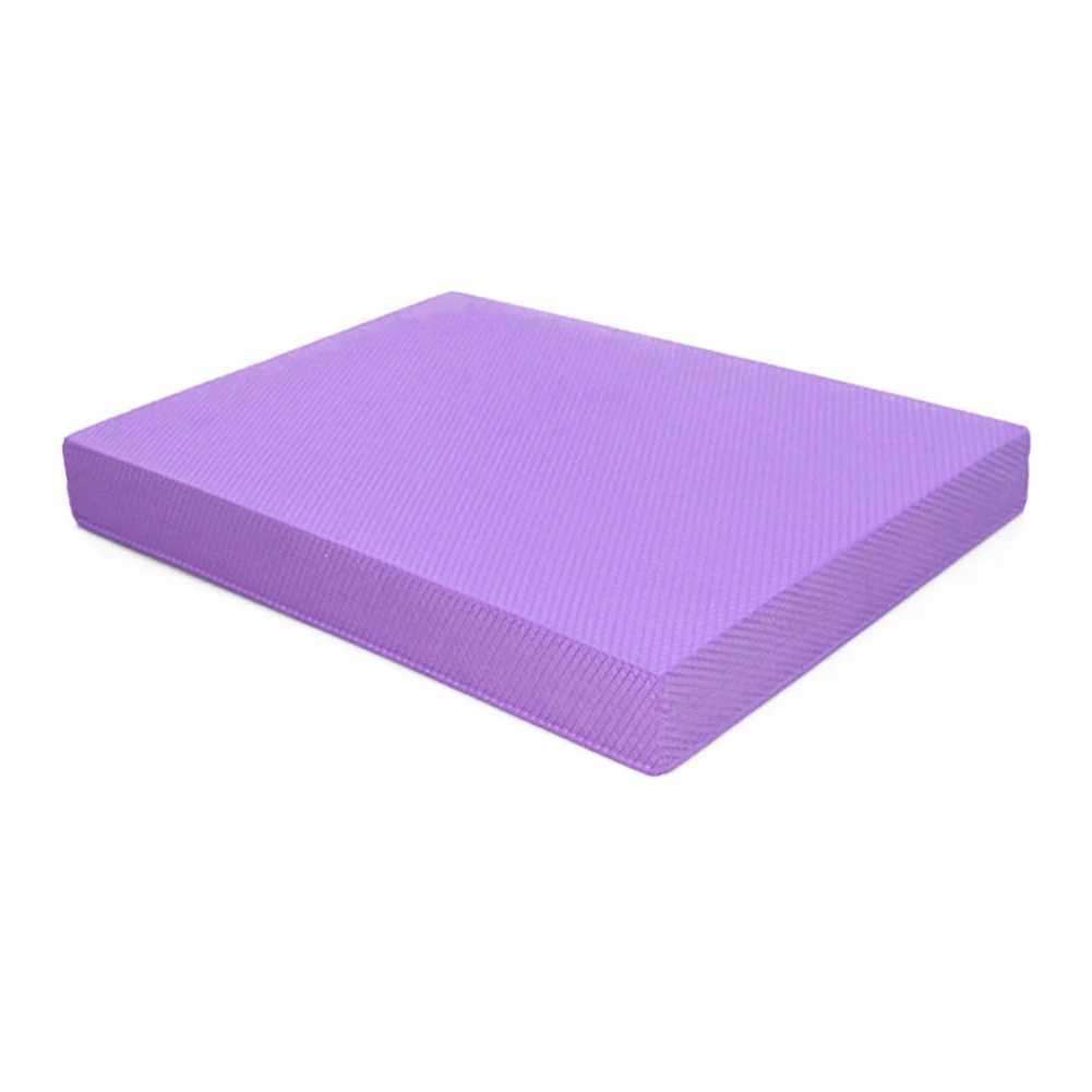 TPE yoga mat soft balance mat training mat gym Pilates block fitness knee pad thick balance board W240906