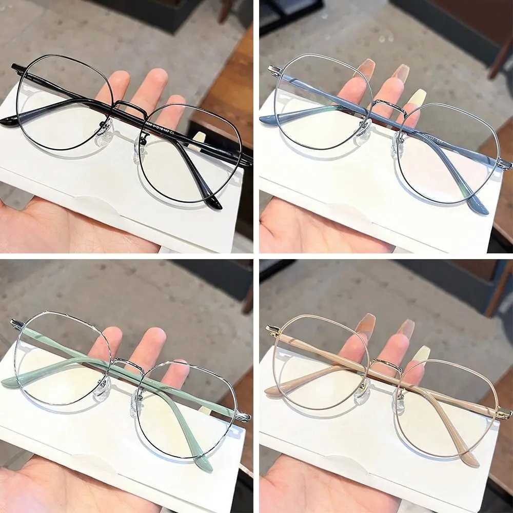 Classic transparent computer glasses frame womens anti blue light circular blocking glasses optical glasses frame W240906