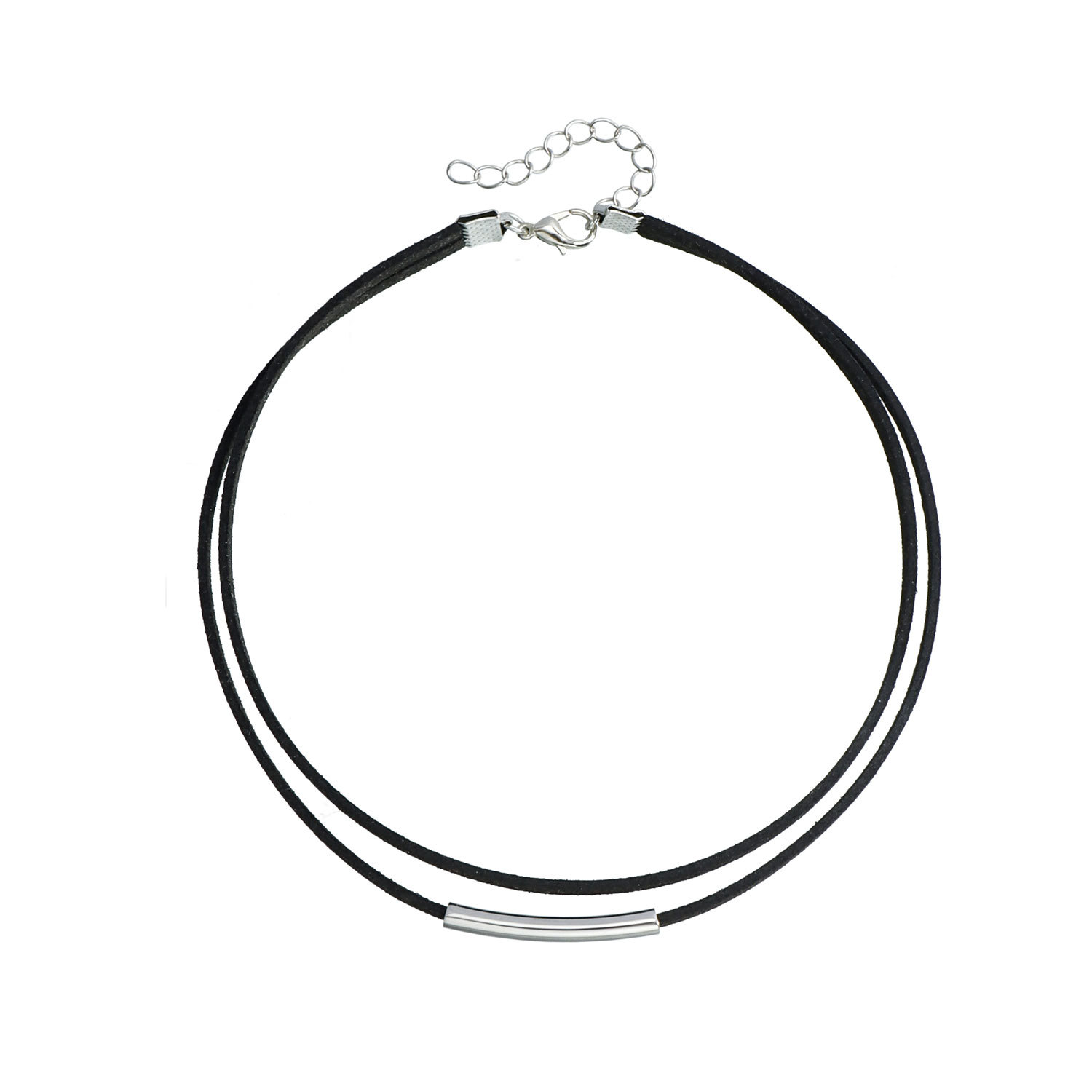 Punk Minimalist Double Layered Choker Necklaces For Women Y2K Gothic Aesthetic Vintage Grunge Jewelry Accessories Lady Party Club Bithday Holiday Neck