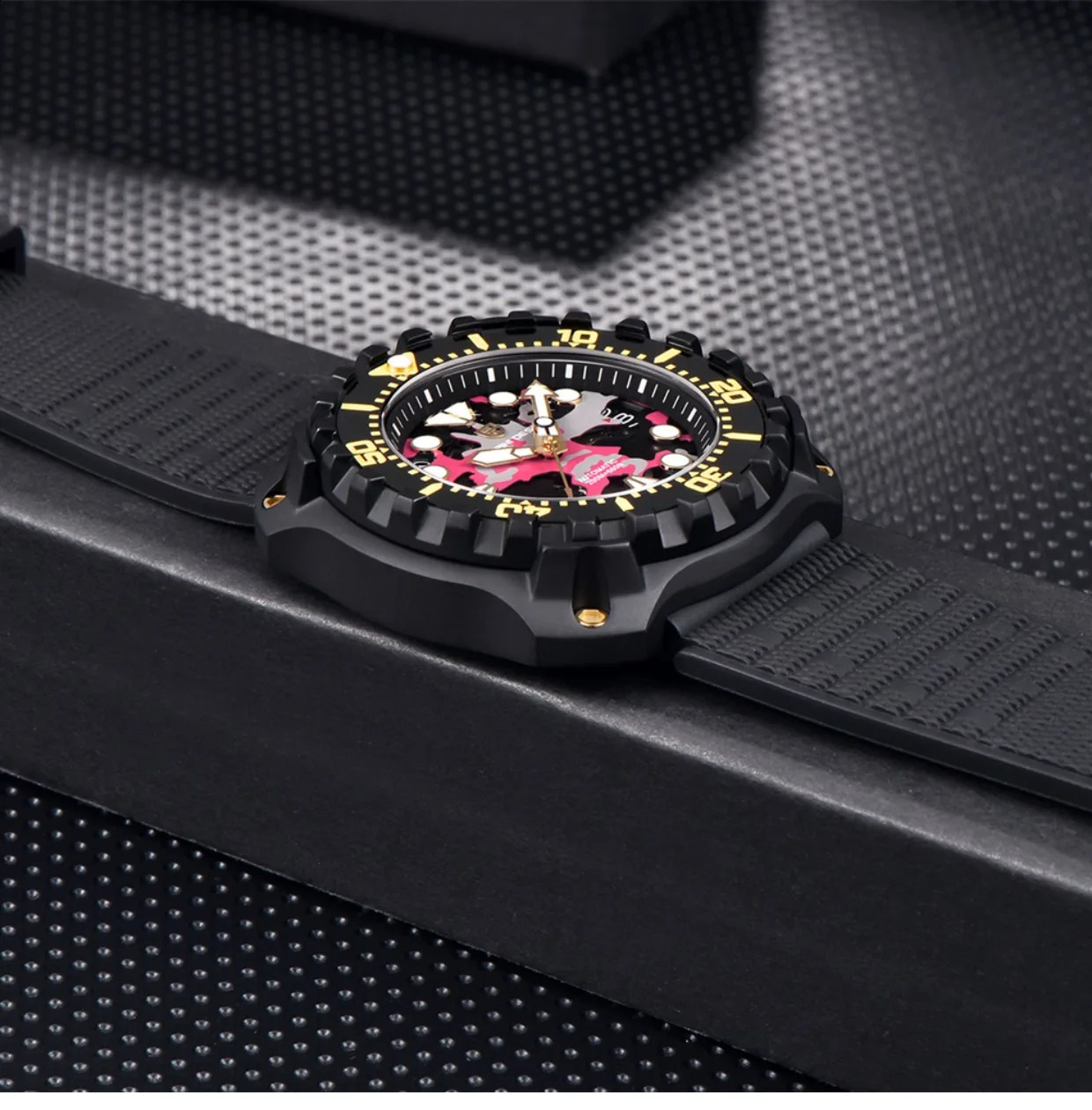 PAGANI Mens Automatic Mechanical Watches NH35 Top Sapphire Stainless Steel Waterproof Watch For Men 240906