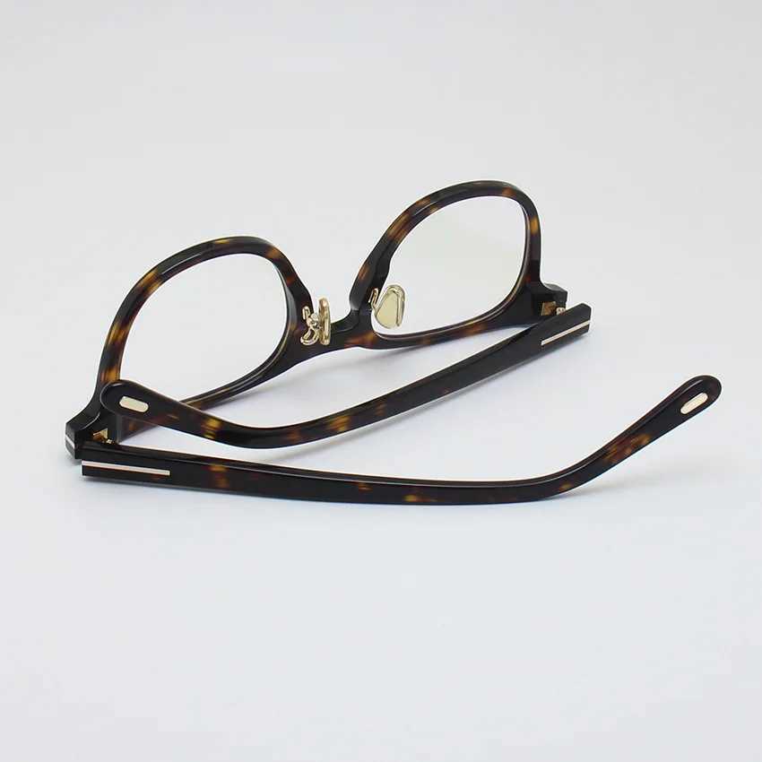 TF5922 Square Glass Frame Myopia Frame Flat Glass Frame Imported T-shaped Metal Will Not Change Color W240906