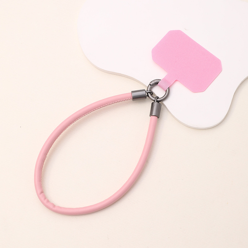 Yilian New Short Leather Chain Anti Loss Wrist Strap Durable Phone Rope Men's and Women's Hanging Gifts