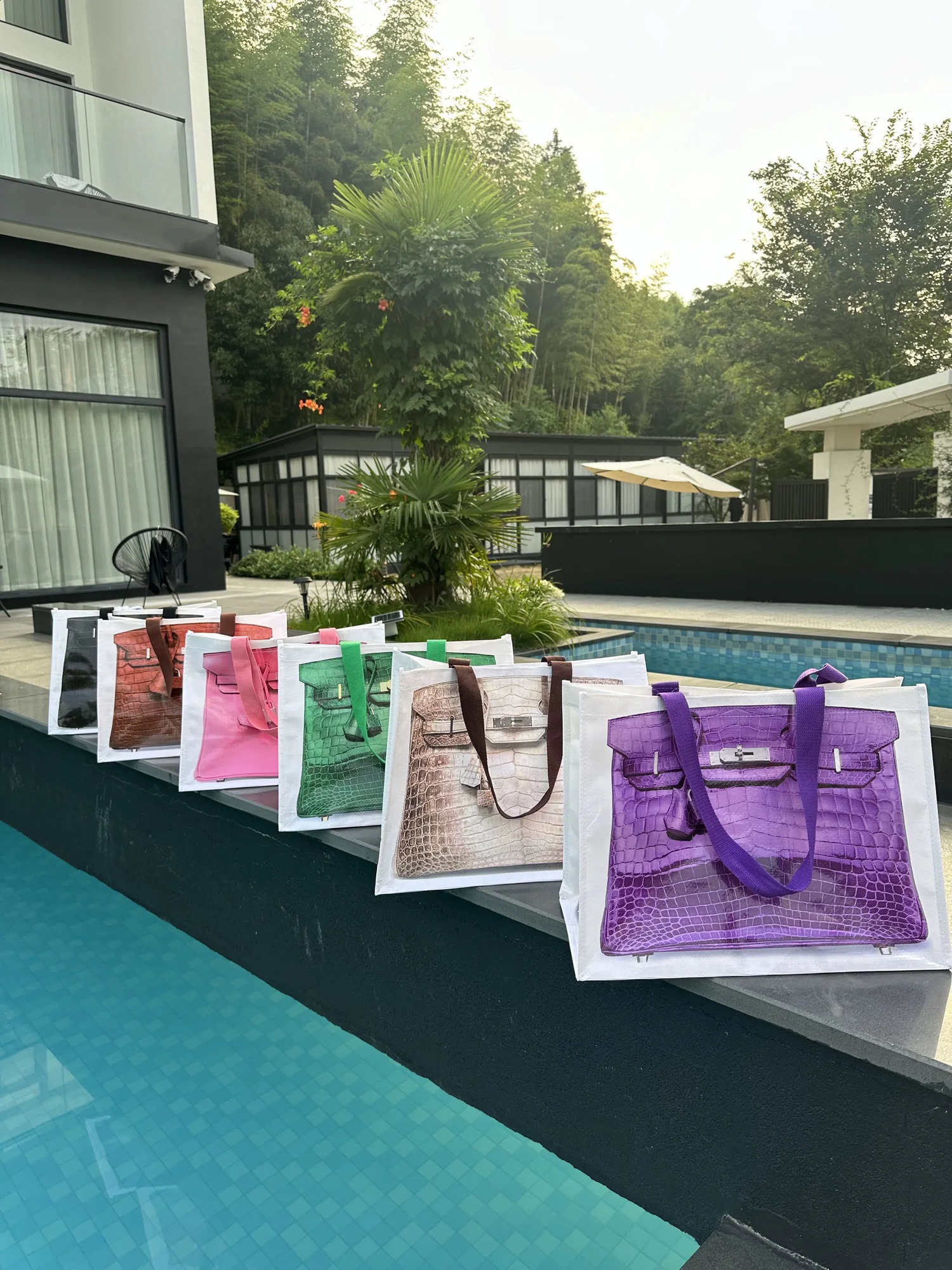 In INS Blogger s creative grocery platinum to reshape the same fiess and leisure bag for fashion bloggers 240903 4