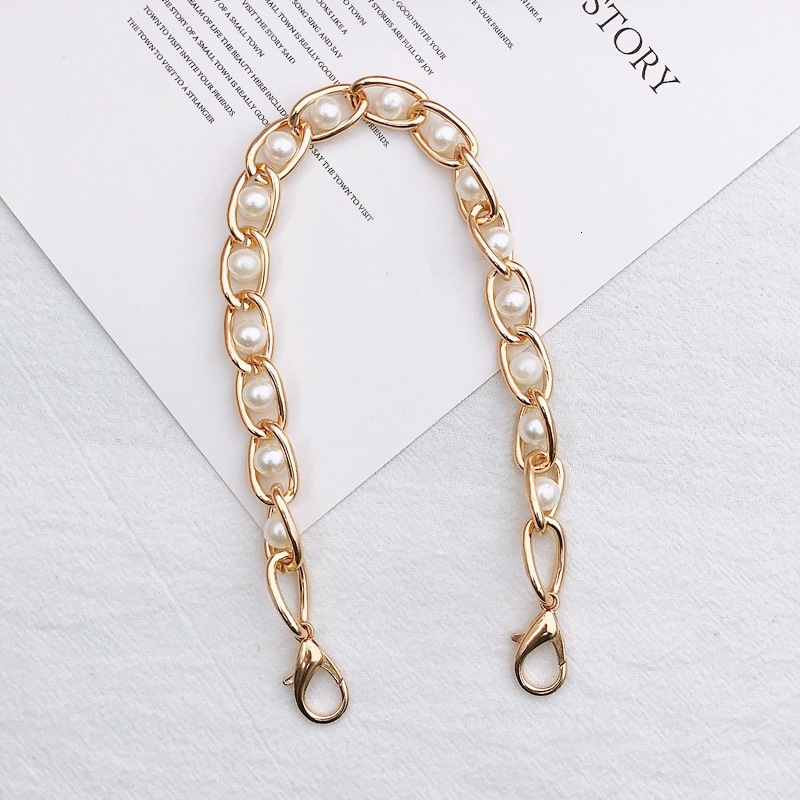 Yilian Jewelry New DIY Phone Case Clip Leather Bracelet Anti drop Hanging Girl Pearl Bag Carrying Chain