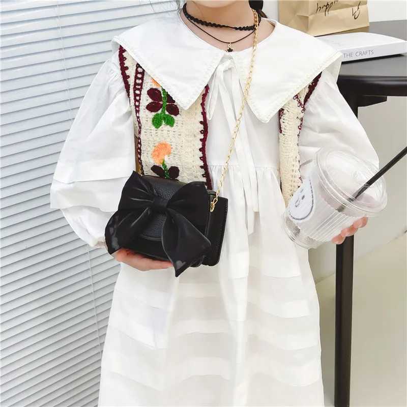 Childrens cross bag cute and fashionable butterfly chain bag flower mother childrens bag girl wallet and handbag Bolsas Para Mujeres W240906