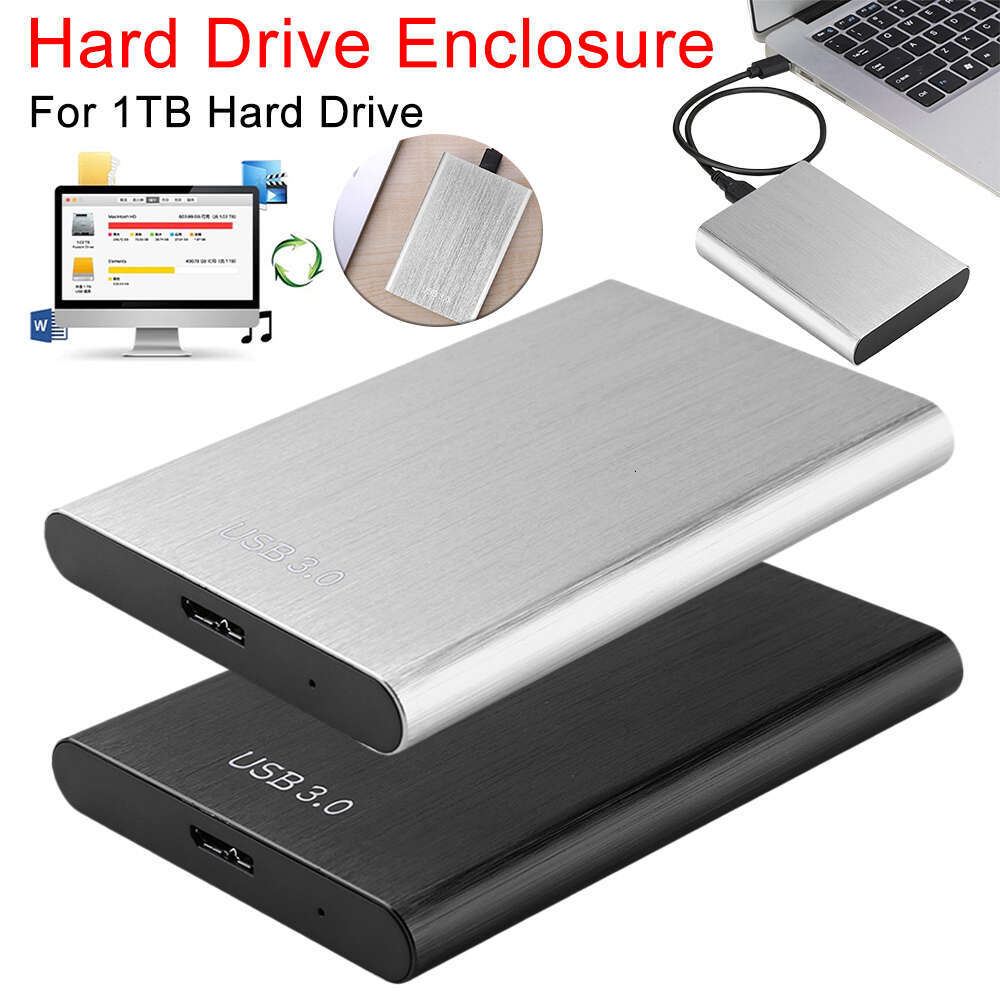 Enceinte externe de 2,5 pouces Boîte à disque de cas mobile USB 3.0 Disque 1 To pour ordinateur portable PC