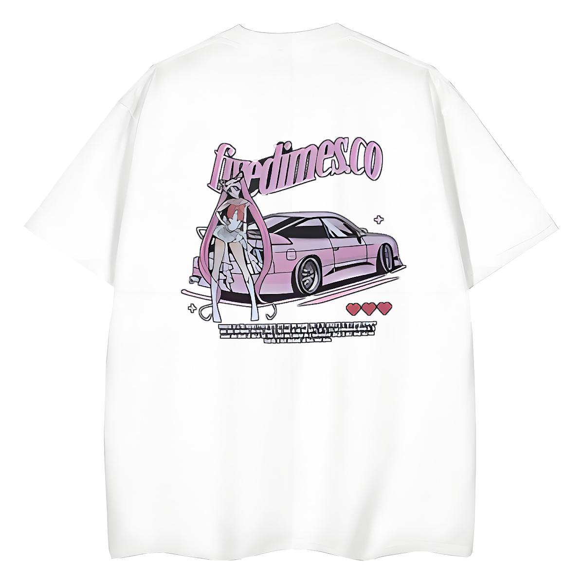 New Arrival T-Shirts for Women 230g 100% Cotton Breathable Crew Neck Casual car Woman Tshirt Lady White Plus Size Clothes