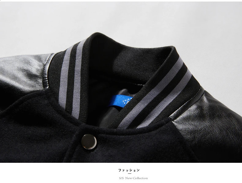 LUKER CMSS Autumn Mens Jacket Fashion Cotton Pad Stand up Collar Splicing Single Corset 812 240904
