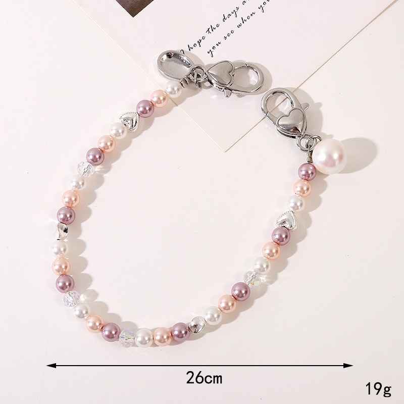 New Natural Shell Pearl Handheld Bag Chain Ins Mobile Pendant Case Keychain Phone Hanging Rope
