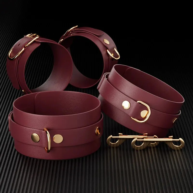 JIUUY Adult SM Sex Products Kits Bondage Gear Collar Butt Oral Erotic Bundle Blindfold Whip Sex BDSM Sex Game for Couples 240904