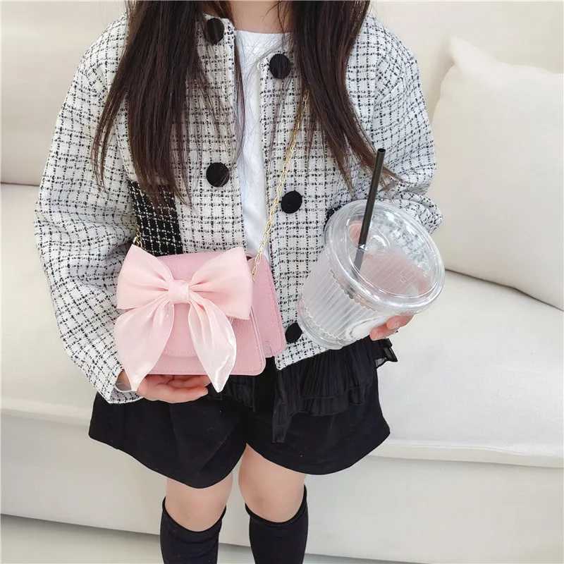 Childrens cross bag cute and fashionable butterfly chain bag flower mother childrens bag girl wallet and handbag Bolsas Para Mujeres W240906