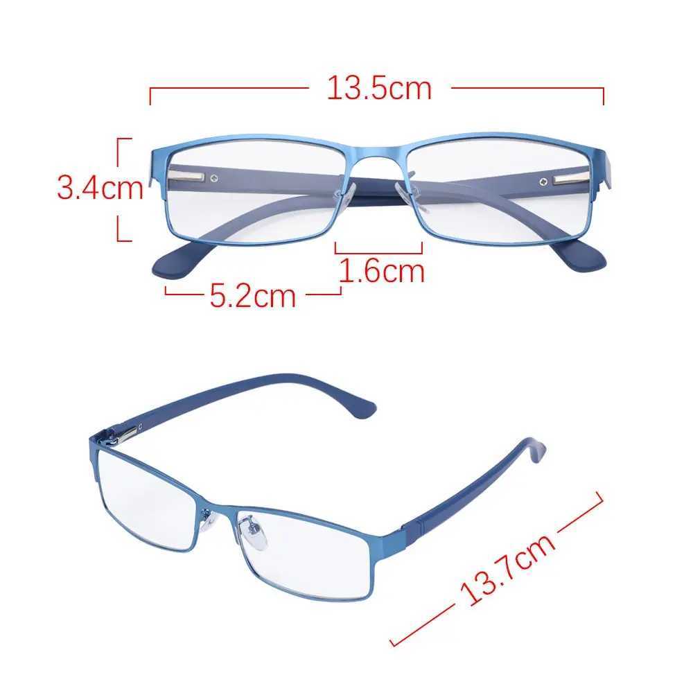 Newly arrived mens business reading glasses titanium alloy frame mens Hyperopia Presbyterian prescription glasses W240906