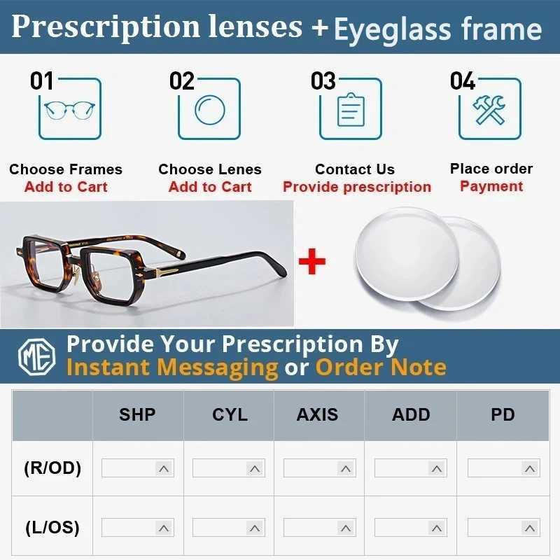 2024 New MYBC Pure Titanium Glasses Frame for Men and Women High Quality Cat Eye Fashion Designer Personalized Retro Glasses W240906
