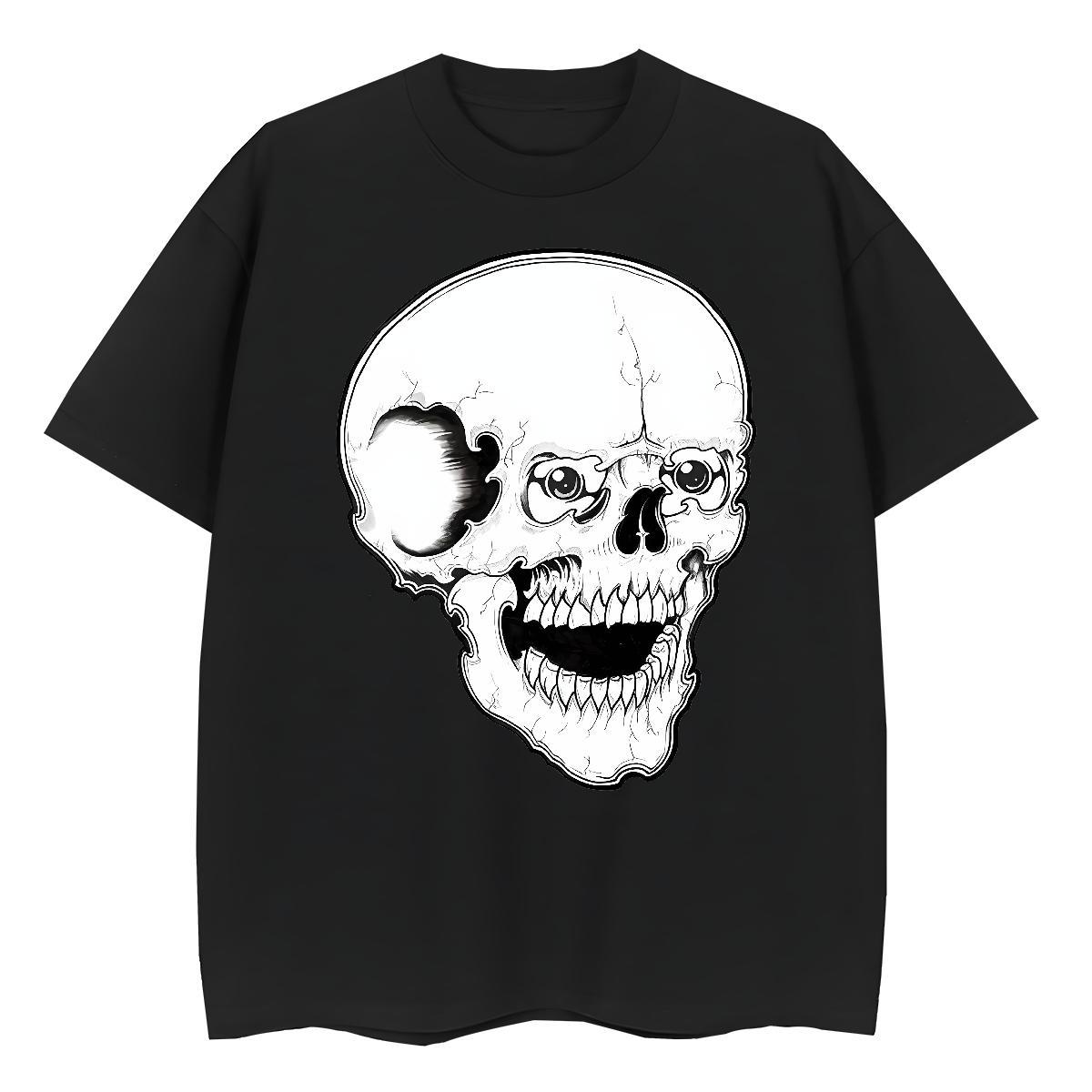 2024 Designer T shirt 230g Cotton Short Sleeve O-Neck Beach monster Couples T Shirts Nice Customized Print Tees