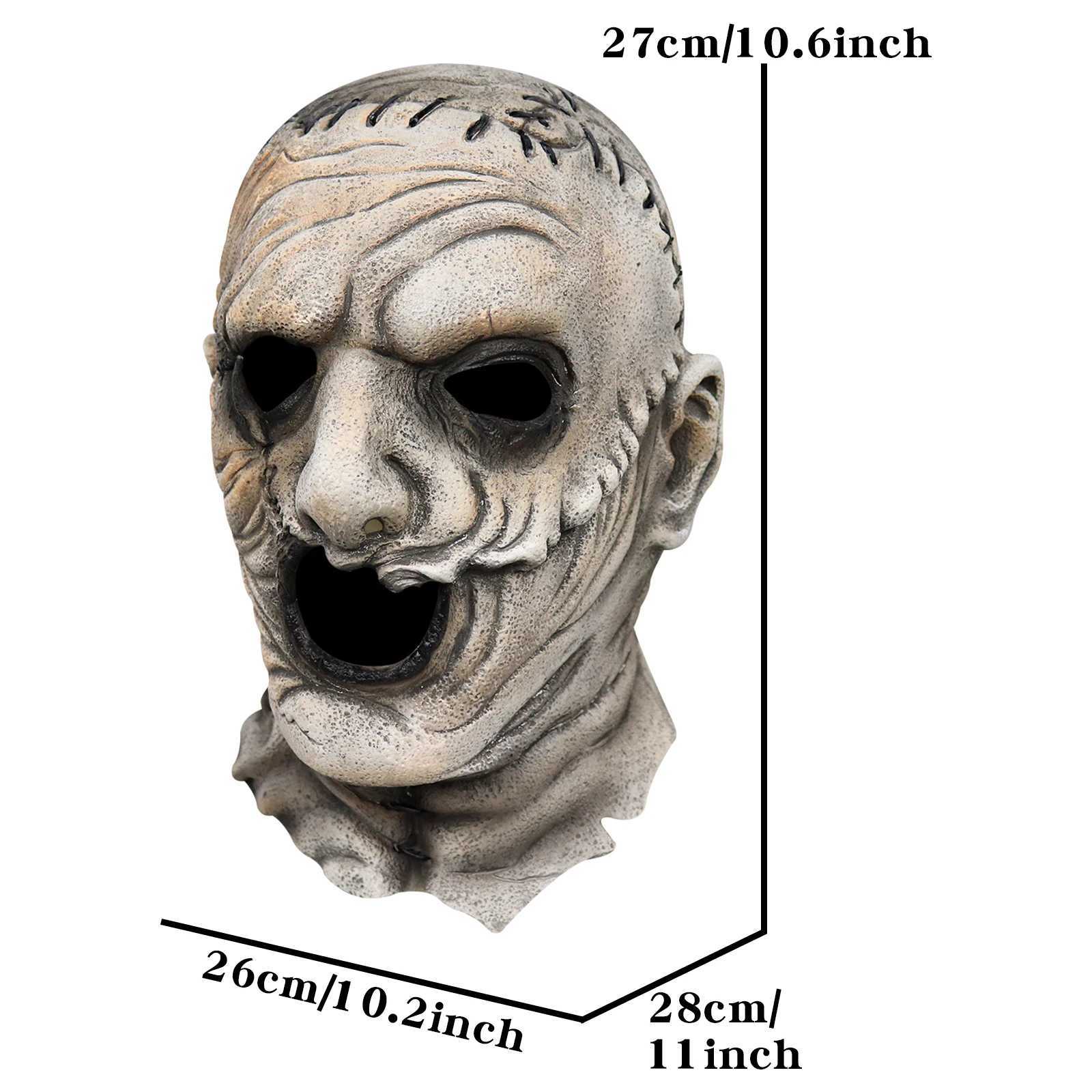 Chainsaw Massacre Leatherface Masks Latex Scary Movie Halloween Cosplay Costume Party Event Props Toys Mask M240906