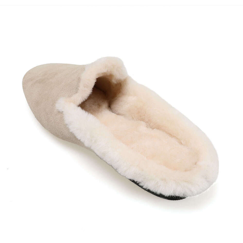 Woman Shoes Pantufa 2020 Promotion Top Rubber Solid Winter Indoor Mules Slides Terlik Women's Fluff Yeah Slipper 241112