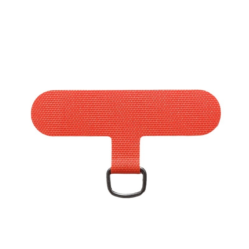 Color cured cloth case T-shaped clip back sticker non deformable universal phone hanging rope gasket D-buckle