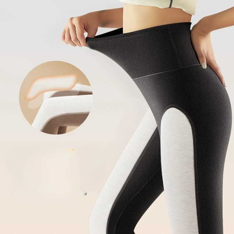 2024 Winter Mens Hot Underwear Mens Wool Leg Tight Warm Pants Hot Press Pants Bottom Tight V862 W240903