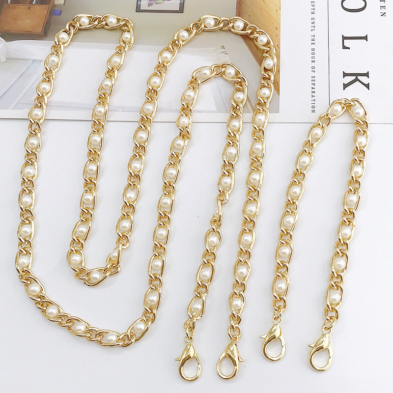 Yilian's new pearl chain DIY phone case accessories, student water cup hanging chain, women's bag shoulder strap diagonal cross
