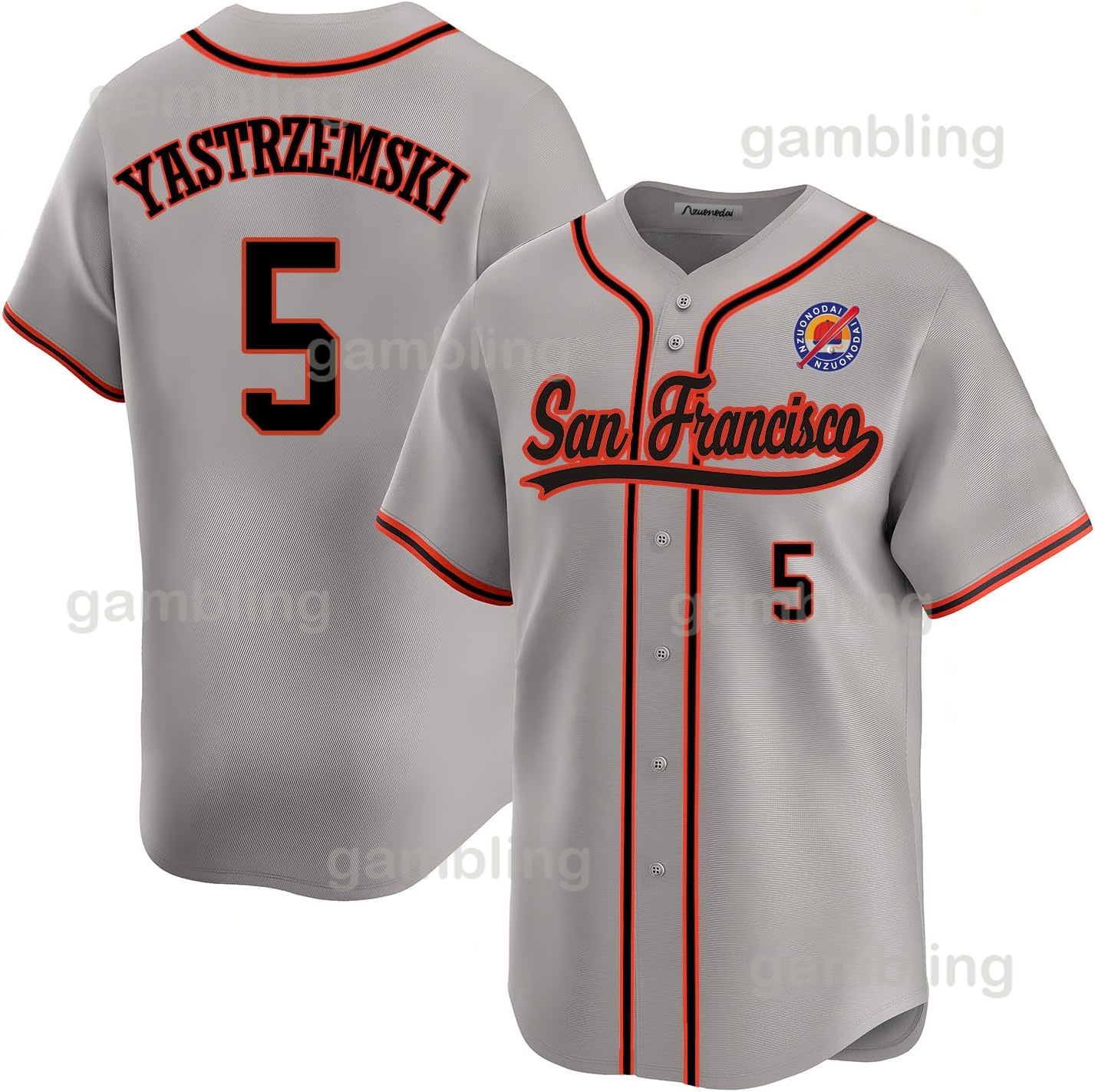 Ship from USA Mens/Youth San Francisco ed 5 Mike 92 Alyssa 39 Thairo 35 Custom Baseball Jerseys