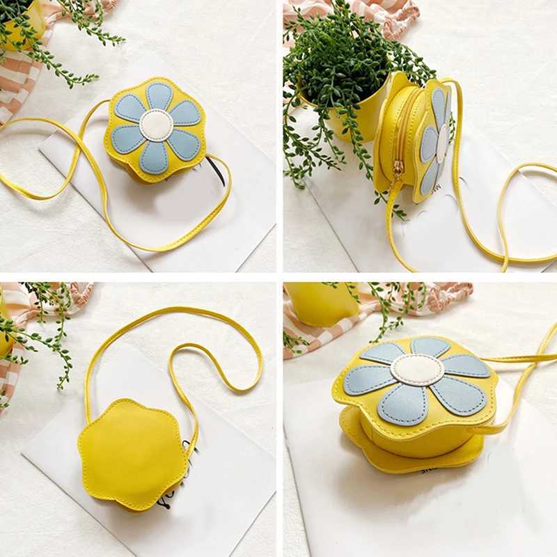 Little girl princess bag baby bag autumn and winter fashionable super cute children messenger bag flower bag W240906