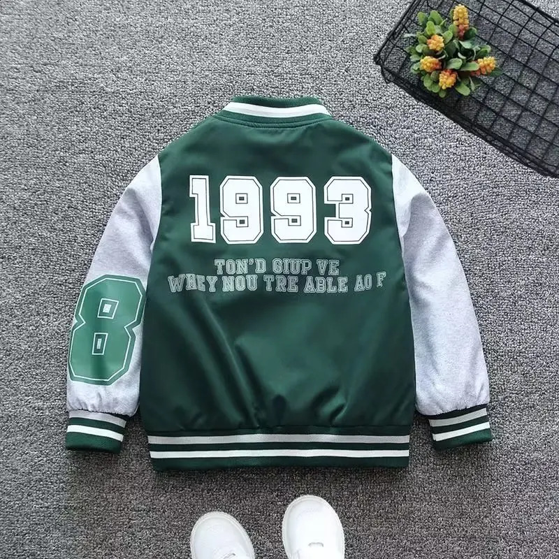 Autumn Girls Boys Clothes Baseball Jacket Kids Teenagers Sports Outerwear cardigan Child Outwear Coats 6 7 8 9 10 12 year 240902