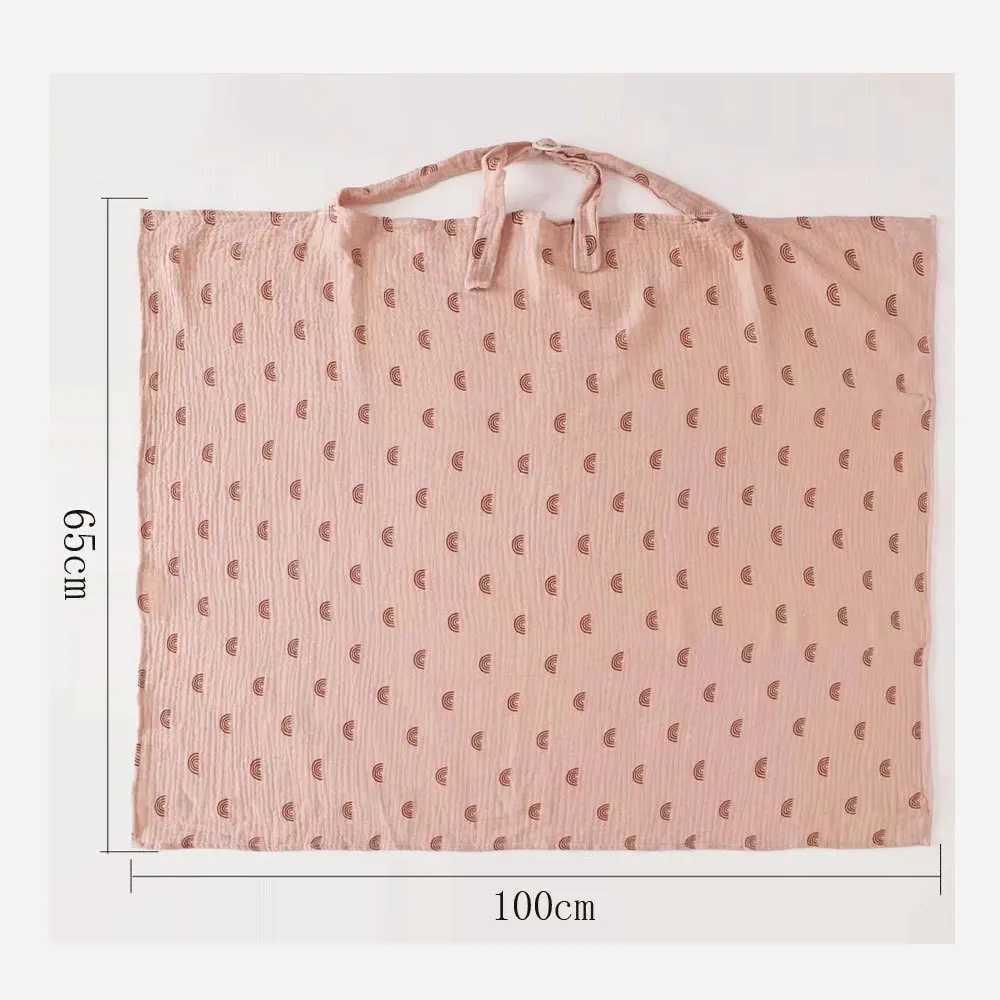 Plain cotton nursing cover baby feeding nursing apron outdoor privacy mother care cloth baby car seat cover W240907