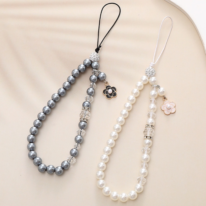 Xiaoxiangfeng Pearl Xiaohua Hanging Rope, Phone Case, Beaded Pendant, Anti drop Chain, Female